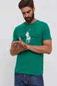 zielony Polo Ralph Lauren T-shirt bawełniany 710858444006