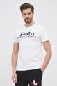 biały Polo Ralph Lauren T-shirt bawełniany 710850540001 Męski