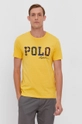 žltá Bavlnené tričko Polo Ralph Lauren Pánsky