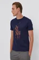 granatowy Polo Ralph Lauren T-shirt bawełniany 710853276003