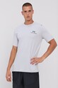 Majica kratkih rukava za trening Under Armour Rush Energy s elastinom siva 1366138