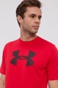 červená Tričko Under Armour