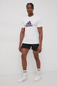 Bavlněné tričko adidas Performance H19271 H19271 bílá AW21