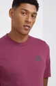 adidas Performance T-shirt vijolična