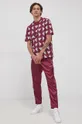 Bavlnené tričko adidas H14637 fialová