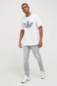 biały adidas Originals t-shirt bawełniany H41402