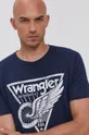sötétkék Wrangler t-shirt
