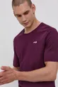 fioletowy Fila T-shirt bawełniany