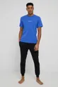 Μπλουζάκι πιτζάμας Calvin Klein Underwear μπλε