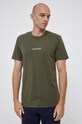 Pyžamové tričko Calvin Klein Underwear potisk zelená 000NM2170E.4890