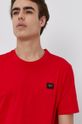 czerwony Paul&Shark T-shirt bawełniany