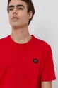 czerwony Paul&Shark T-shirt bawełniany