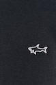 Bavlnené tričko Paul&Shark C0P1092 čierna