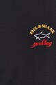 Paul&Shark T-shirt bawełniany C0P1096 czarny