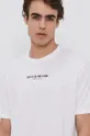 biały Paul&Shark T-shirt bawełniany