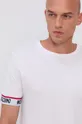 bijela Pamučna majica Moschino Underwear