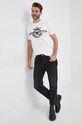 Aeronautica Militare T-shirt bawełniany 212TS1901J511 biały AW21