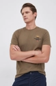 zielony Aeronautica Militare T-shirt bawełniany Męski