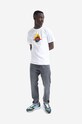 Bavlnené tričko HUF ts01520 biela AW21