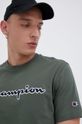 brudny zielony Champion T-shirt bawełniany 216473