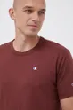 hnedá Bavlnené tričko Champion
