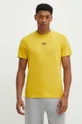 żółty Helly Hansen t-shirt bawełniany YU PATCH T-SHIRT