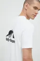 Βαμβακερό μπλουζάκι Helly Hansen YU PATCH T-SHIRT λευκό