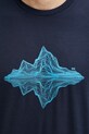 Helly Hansen tricou SKOG RECYCLED GRAPHIC 63082 bleumarin