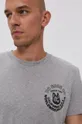 szary DC T-shirt bawełniany
