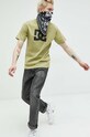 DC t-shirt bawełniany ADYZT04985 zielony AW23