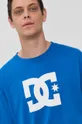 niebieski DC T-shirt bawełniany
