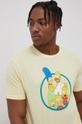 Billabong T-shirt bawełniany x The Simpsons żółty