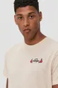 beżowy Billabong T-shirt bawełniany x Wrangler