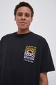 Bavlnené tričko Quiksilver čierna EQYZT06560