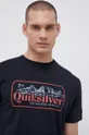 czarny Quiksilver T-shirt bawełniany