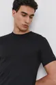 czarny Karl Lagerfeld T-shirt bawełniany (2-pack) 215M2199