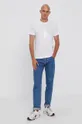 Calvin Klein Jeans T-shirt bawełniany J30J317508.4890 biały