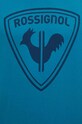 Rossignol t-shirt bawełniany RLKMY04 turkusowy