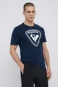 mornarsko modra Bombažen t-shirt Rossignol
