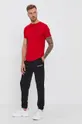 Bavlnené tričko Karl Lagerfeld červená