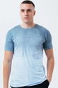 niebieski Hype T-shirt bawełniany BLUE DIP DYE