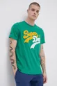 zielony Superdry T-shirt