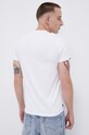 Odzież Superdry T-shirt bawełniany M1011170A.01C biały