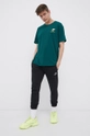 New Balance T-shirt bawełniany MT13573NWG zielony