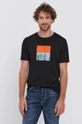 United Colors of Benetton T-shirt bawełniany czarny