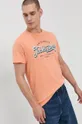 pomarańczowy Jack & Jones T-shirt bawełniany