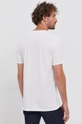 Îmbrăcăminte Sisley Tricou din bumbac 3WF0O12R7.101 alb