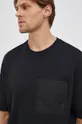 чорний Бавовняна футболка Sisley