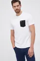 biały Lyle & Scott - T-shirt bawełniany