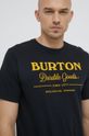 černá Bavlněné tričko Burton